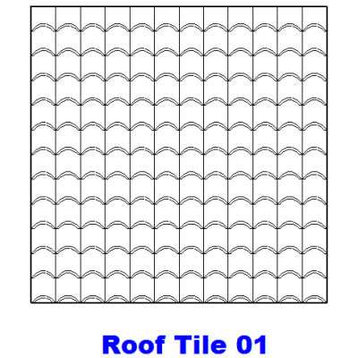 roof hatch pattern autocad
